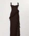 Susan Ruffled Maxi Dress