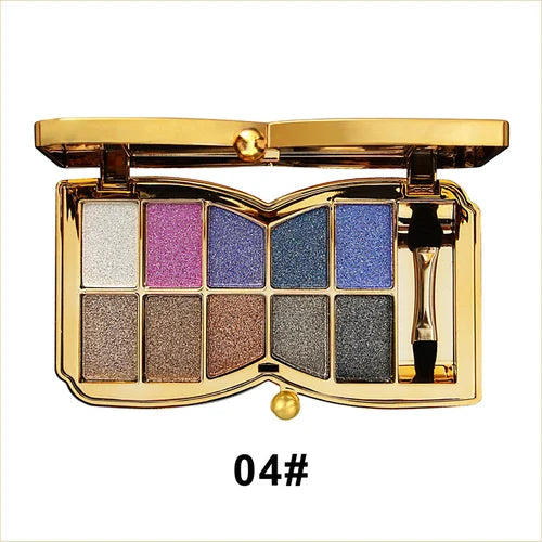 10 Colour Glitter Eyeshadow Palette