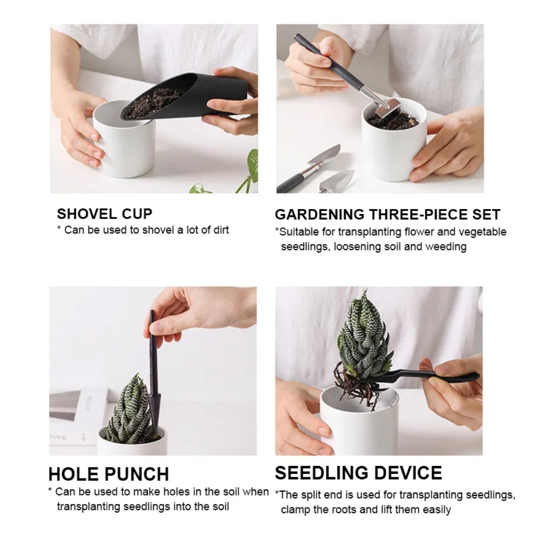 13-Piece Garden Planting Kit | Compact and Durable