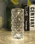 16 Colour Rose Rays Crystal Diamond Table Lamp