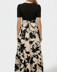 Emily Floral Puff Sleeve Maxi Dress