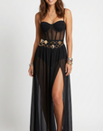Solena Sheer Maxi Dress
