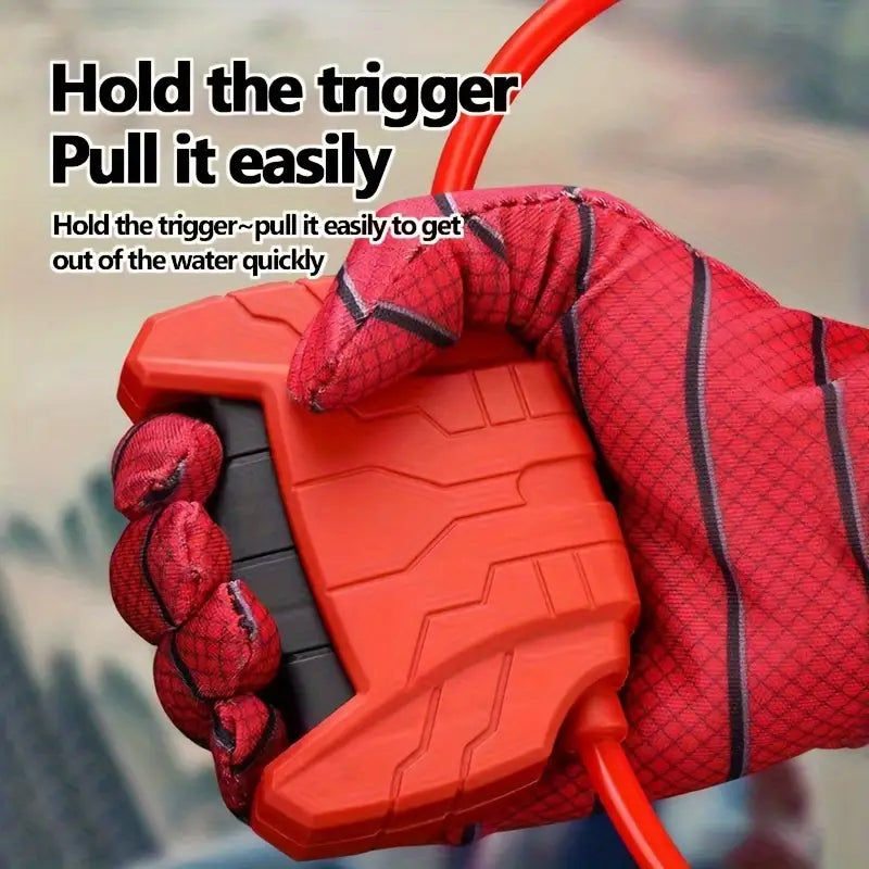 2-Piece Spider Web Water Blaster Gloves – Toy for Children Aged 3–6 Years