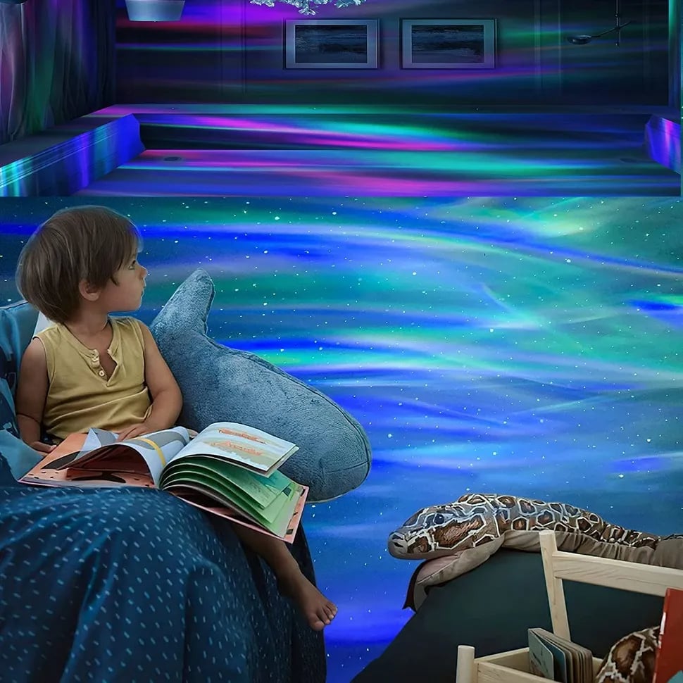 2 in 1 Projector for Northern Lights and Ocean Waves