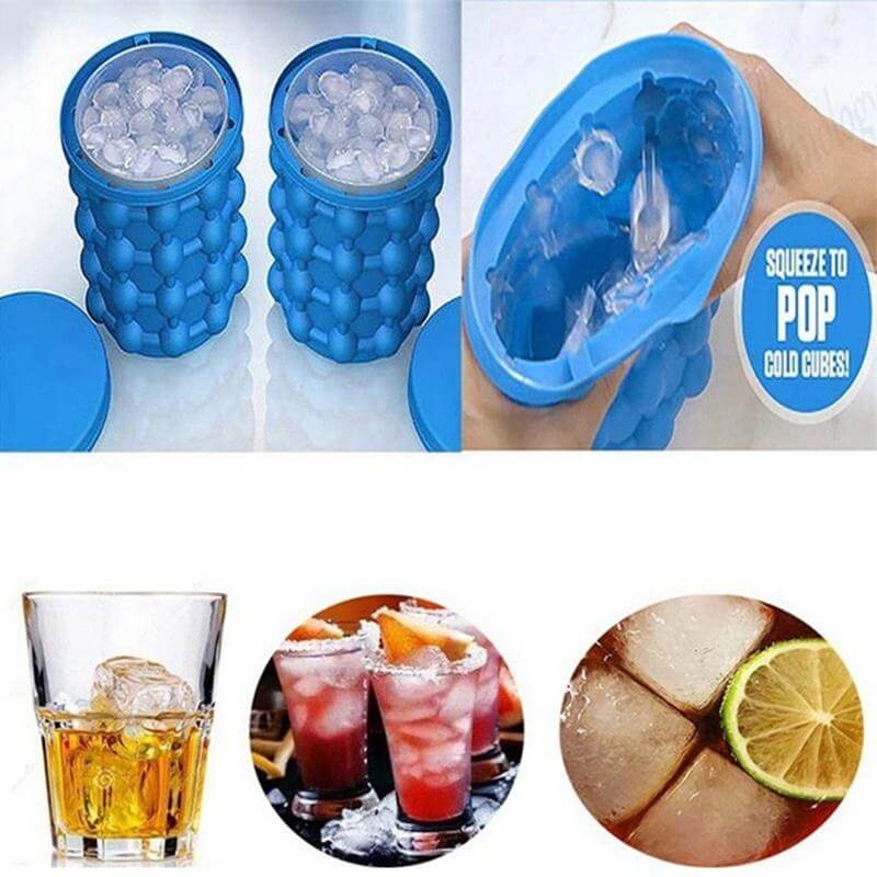 2-in-1 Silicone IceCube | Ice Cube Maker