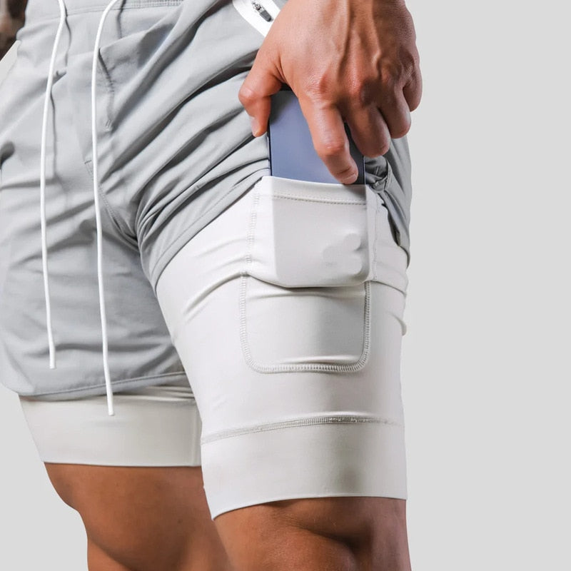 2-in-1 Sports Shorts for Men | Perfect for Any Workout