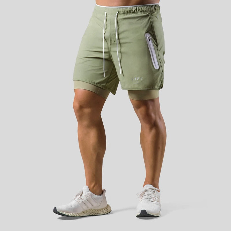 2-in-1 Sports Shorts for Men | Perfect for Any Workout