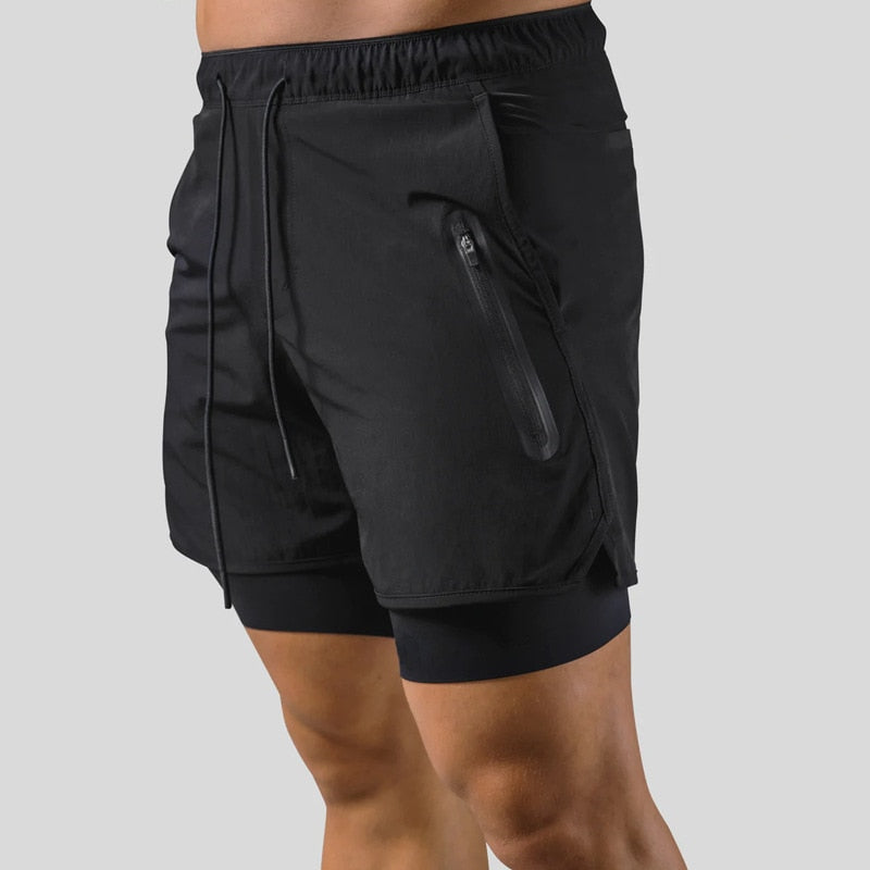 2-in-1 Sports Shorts for Men | Perfect for Any Workout