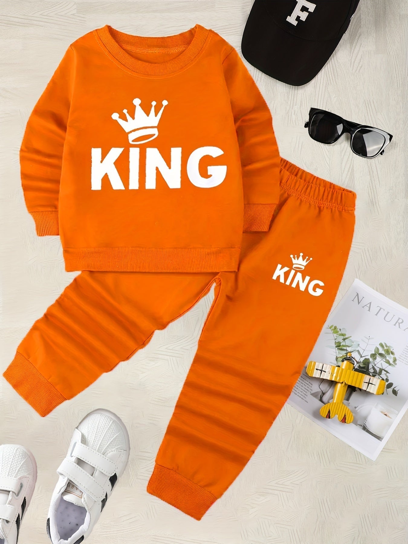 2-piece set with sweatshirt and joggers for boys - Hero