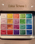 20 Colour Watercolour Painting Set