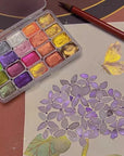20 Colour Watercolour Painting Set