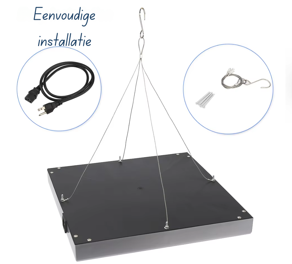 200W LED Grow Light – Dimmable Full Spectrum Grow Light with 2000 LEDs