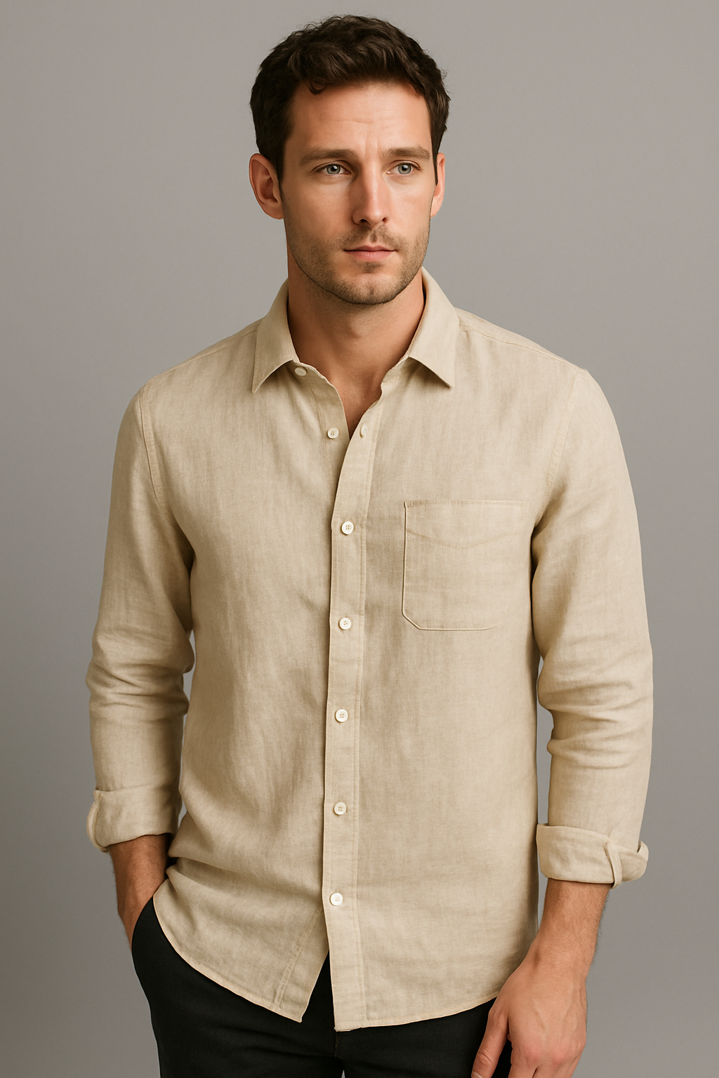 Justin | Men's Classic Summer Shirt