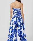 Fiona Strapless Floral Maxi Dress