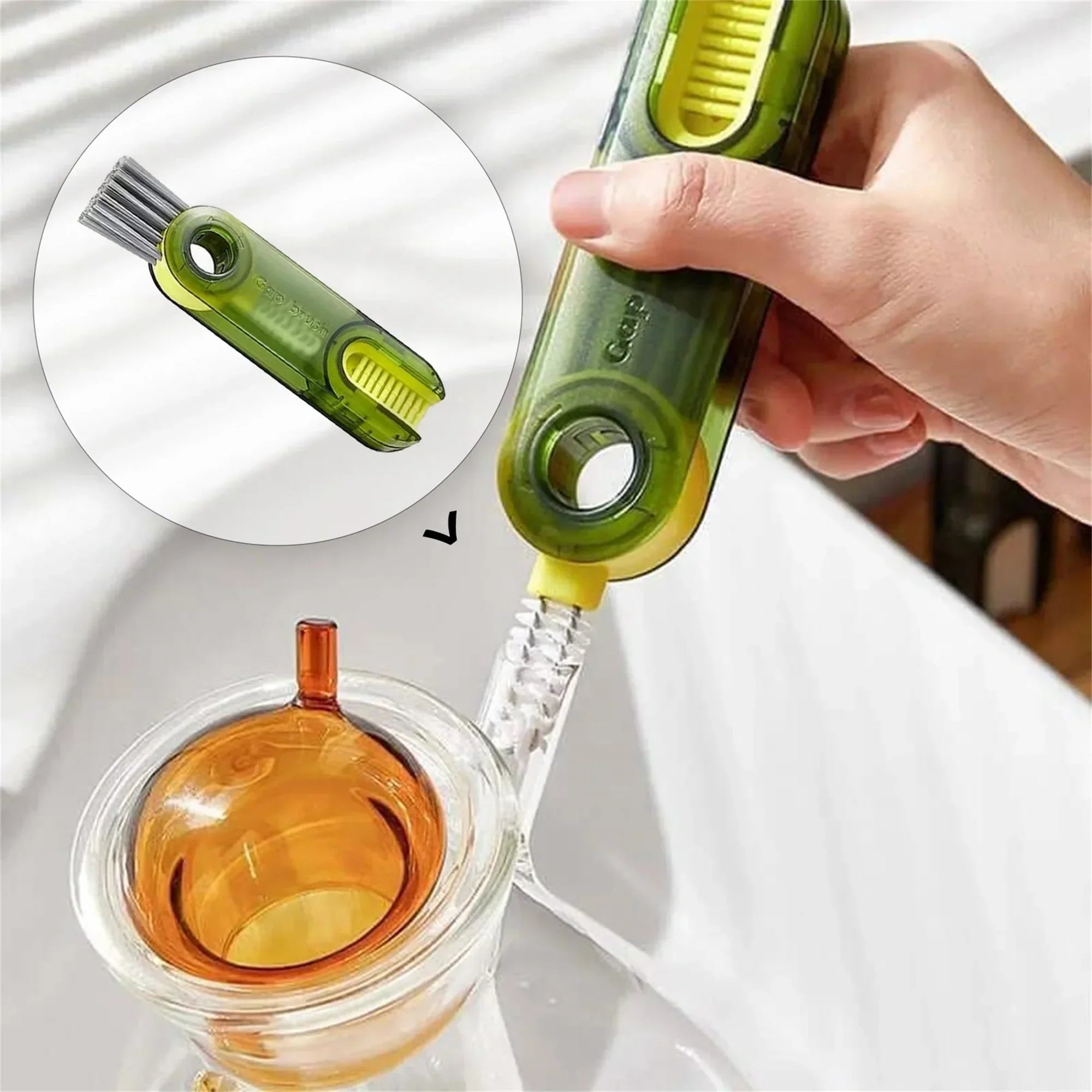 3 in 1 U-Shaped Bottle Brush
