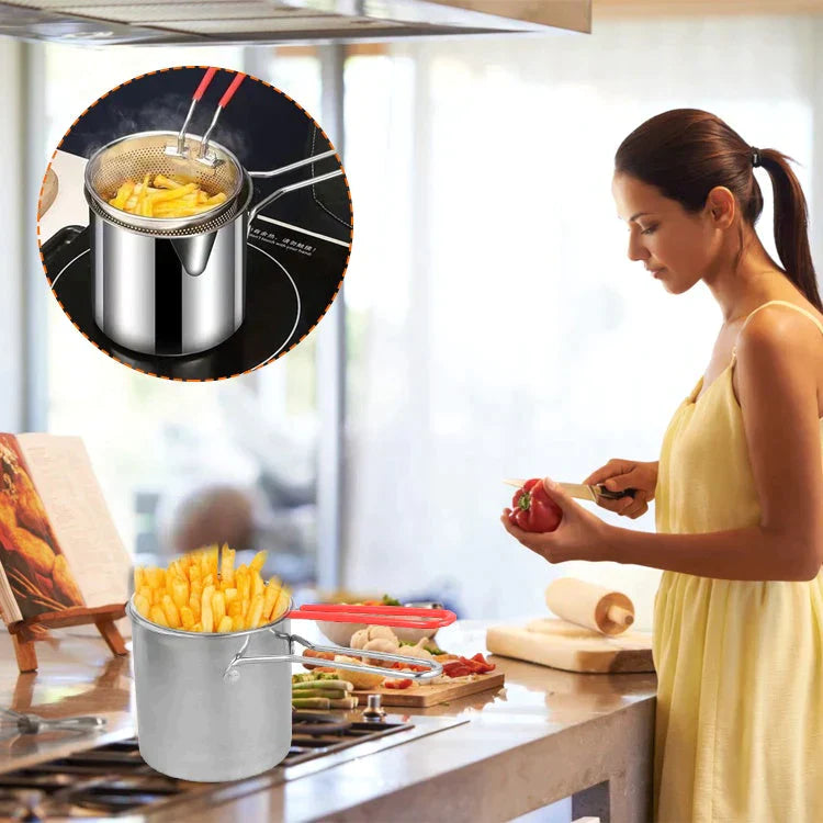 304 Stainless Steel Multifunctional Fryer