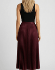 Grace Pleated Midi Skirt