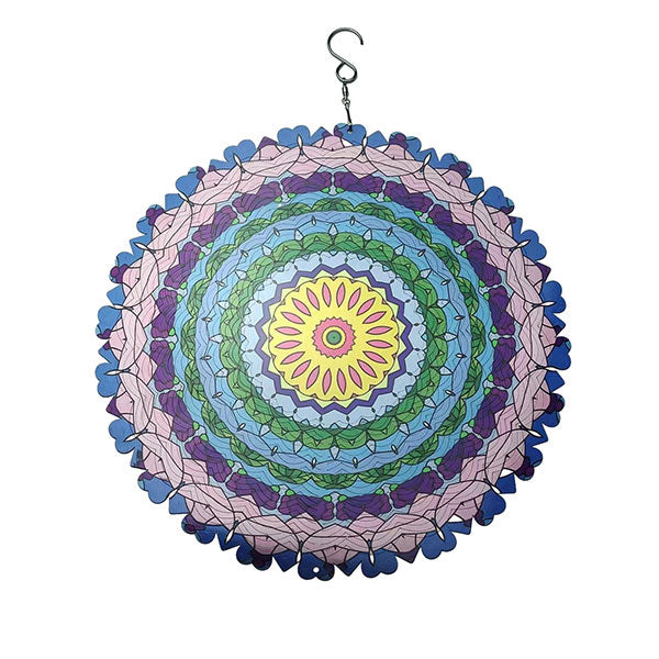 3D Colourful Wind Spinner Mandala