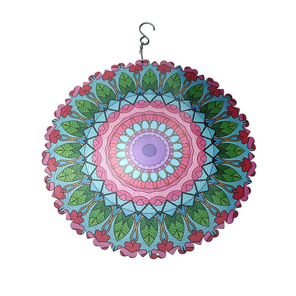 3D Colourful Wind Spinner Mandala