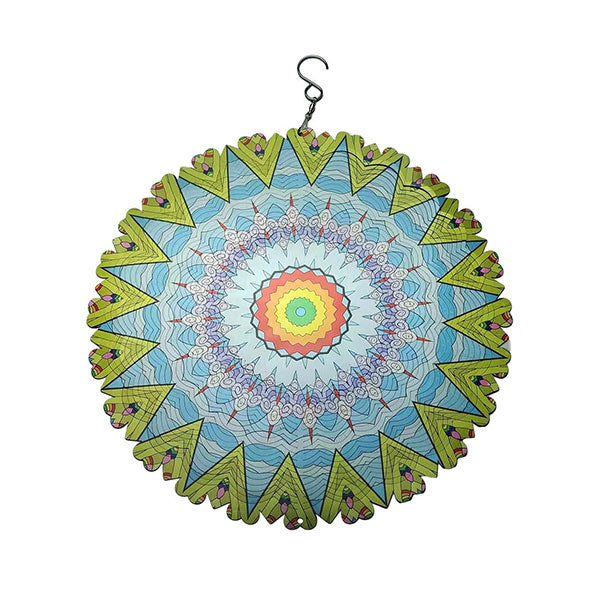 3D Colourful Wind Spinner Mandala