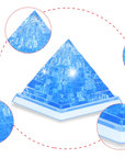 3D Crystal Puzzle Pyramid
