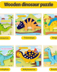 3D Dinosaur Puzzles 6 PACK