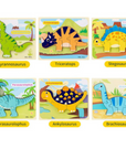 3D Dinosaur Puzzles - Interactive Educational Toys