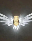 3D Eagle Wall Sconce LED Wall Lamp Resin Animal Statue