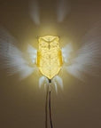 3D Eagle Wall Sconce LED Wall Lamp Resin Animal Statue