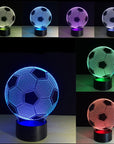 3D Football Lamp | Multiple Colours