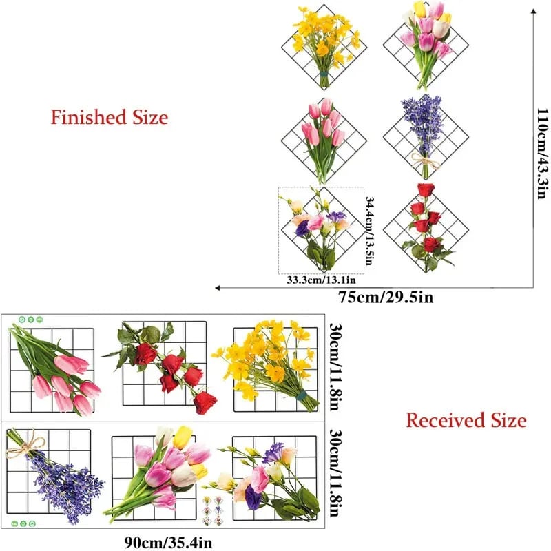 3D Green Plant Wall Stickers