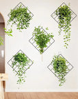 3D Green Plant Wall Stickers