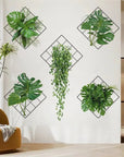 3D Green Plant Wall Stickers