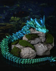 3D-Printed, Articulated Crystal Dragon