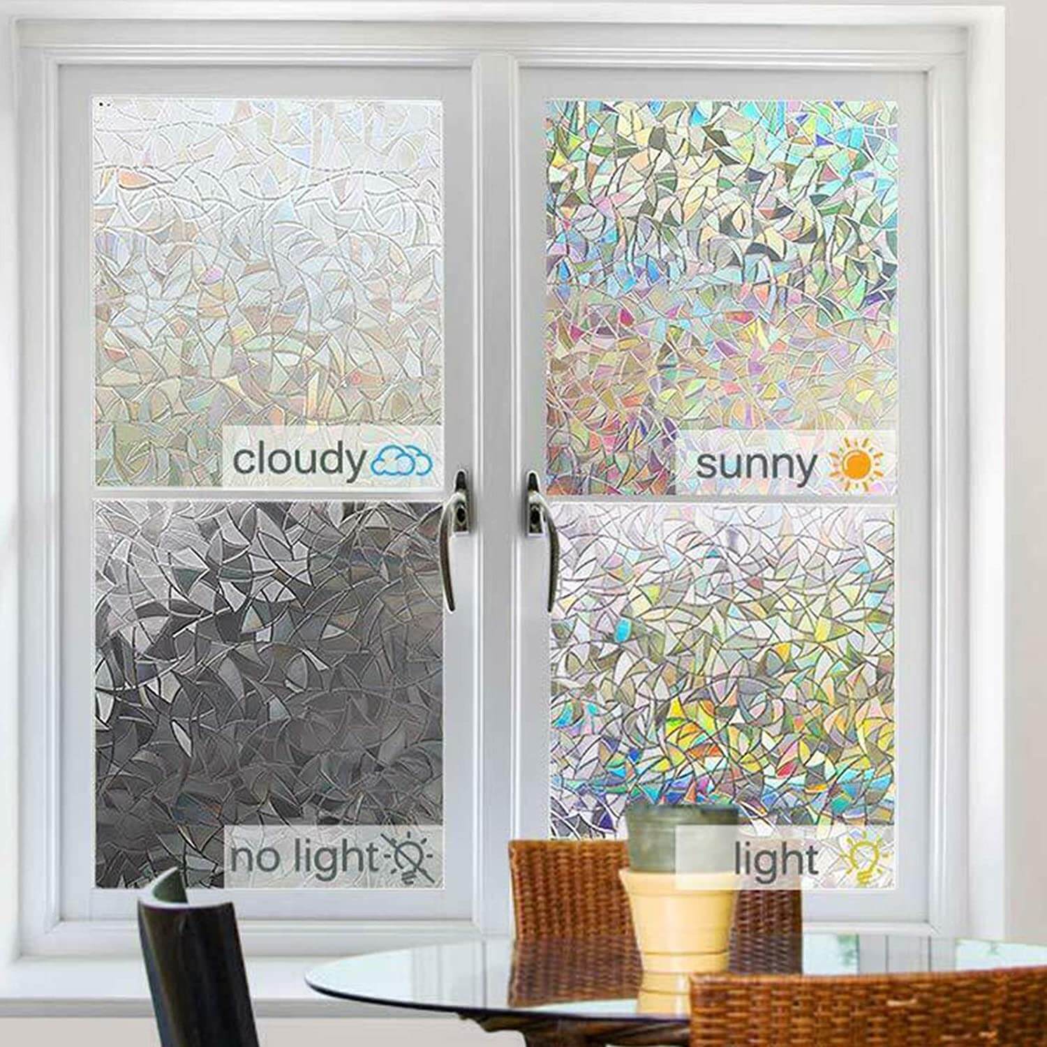 3D Rainbow Window Film