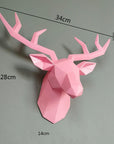 3D Reindeer | Modern Art "Stag"