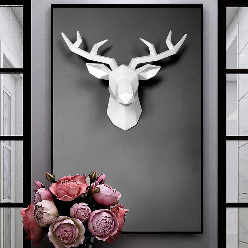 3D Reindeer | Modern Art "Stag"