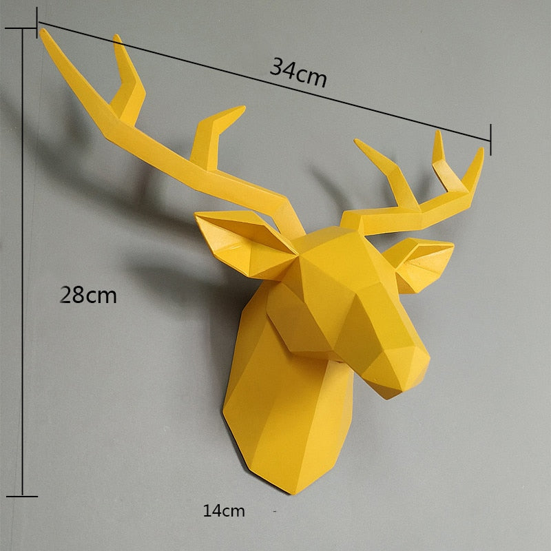 3D Reindeer | Modern Art "Stag"