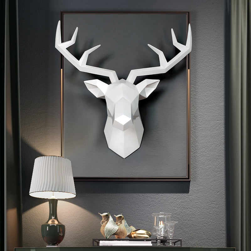 3D Reindeer | Modern Art "Stag"