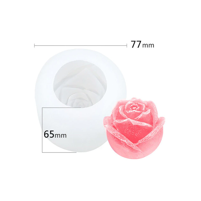 3D Rose Shaped Ice Cube Tray