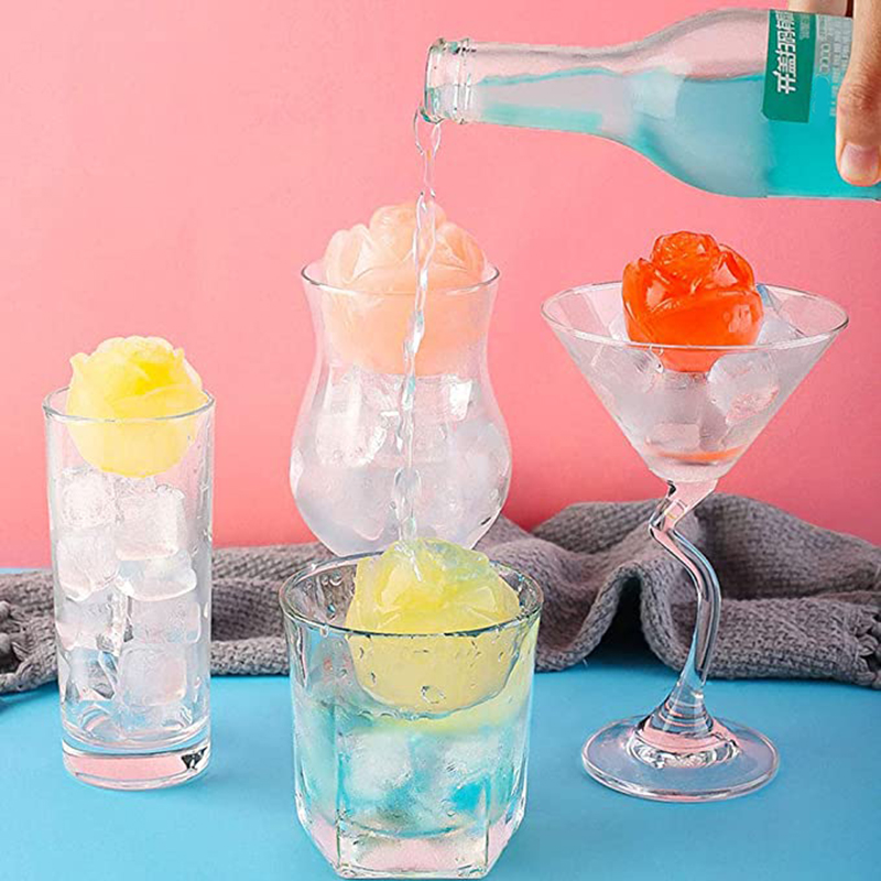 3D Rose Shaped Ice Cube Tray