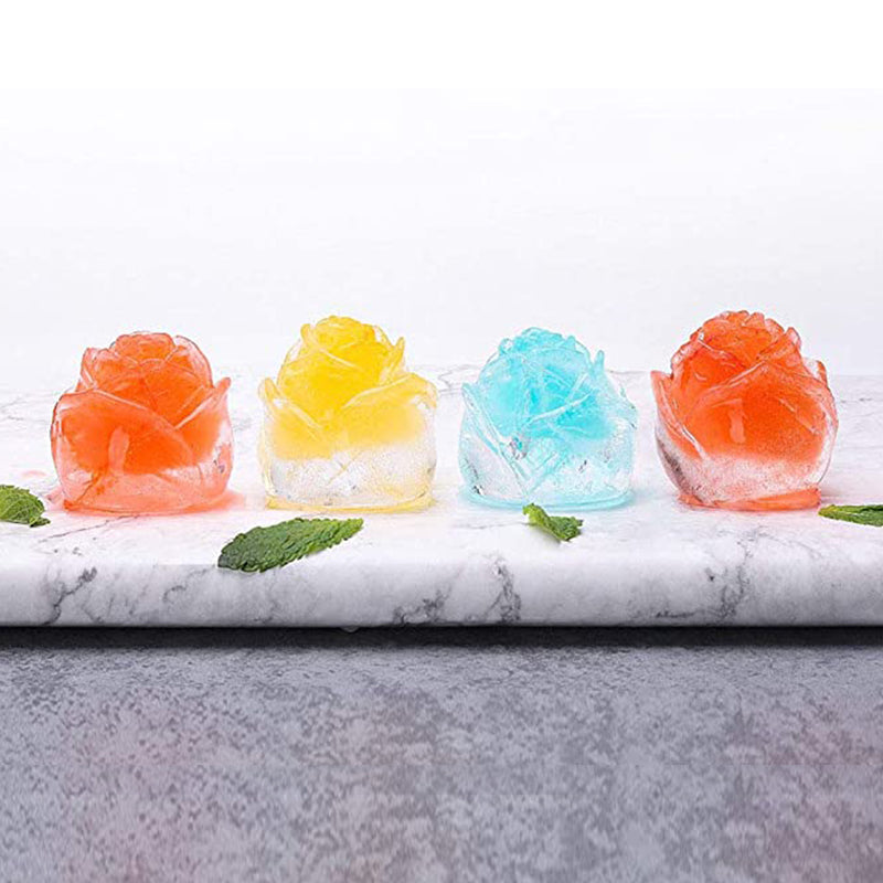 3D Rose Shaped Ice Cube Tray