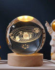 3D Solar System Crystal Ball