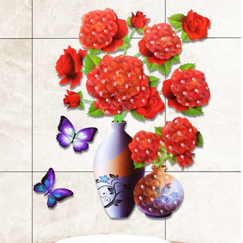 3D Vase Stickers