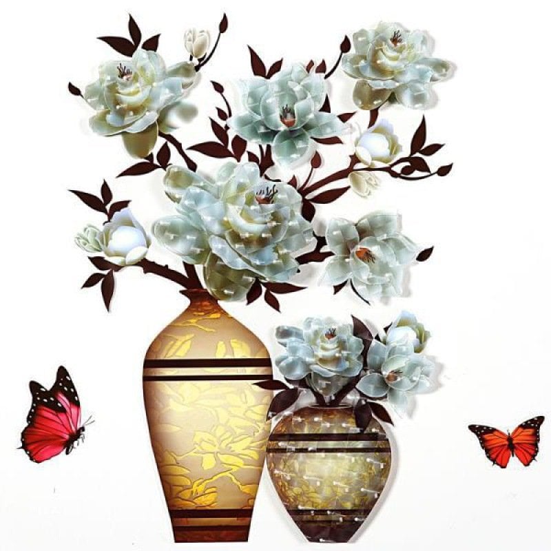 3D Vase Stickers