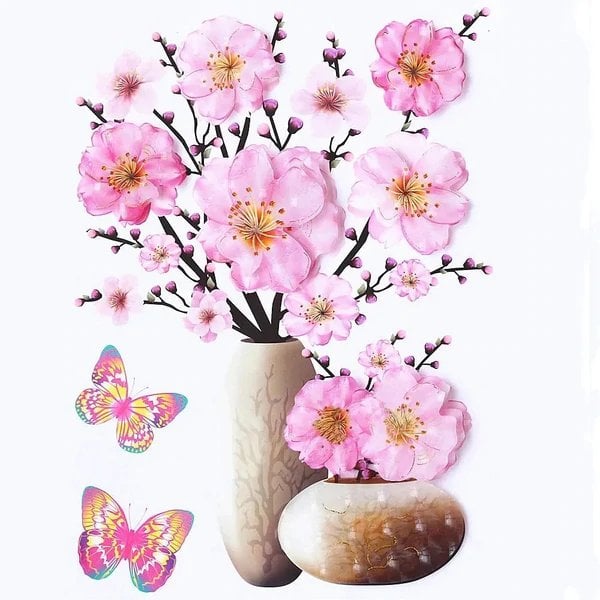 3D Vase Stickers
