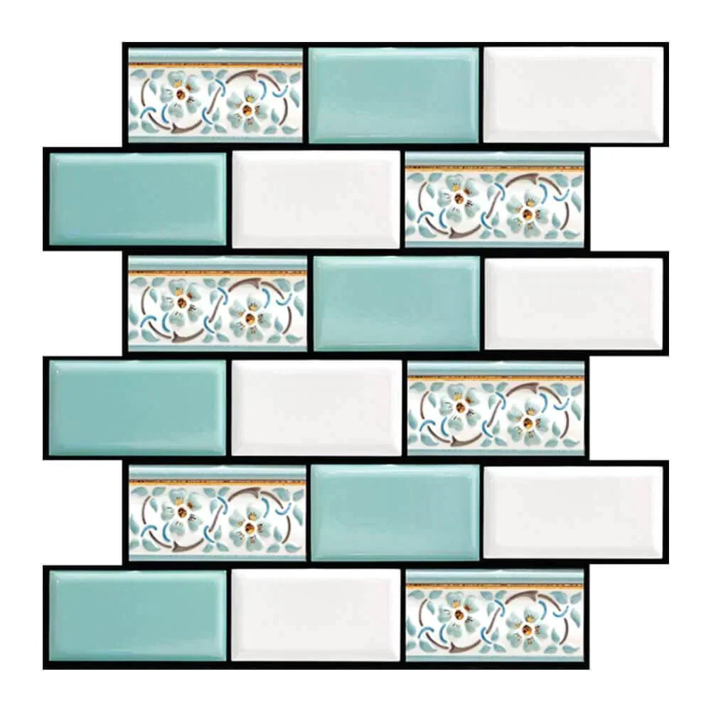 3D Wall Tiles for Peeling and Sticking