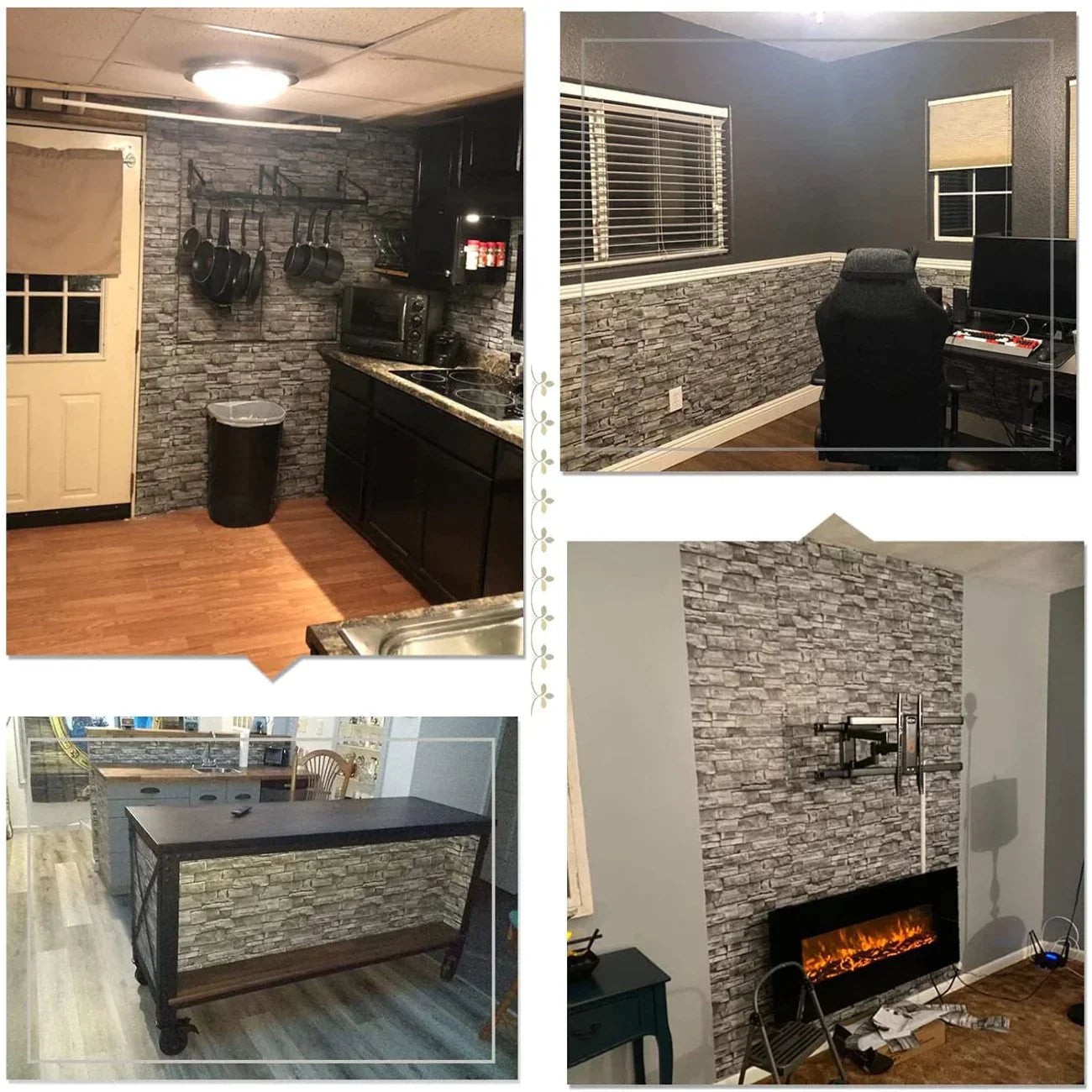 3D Wall Tiles for Peeling and Sticking