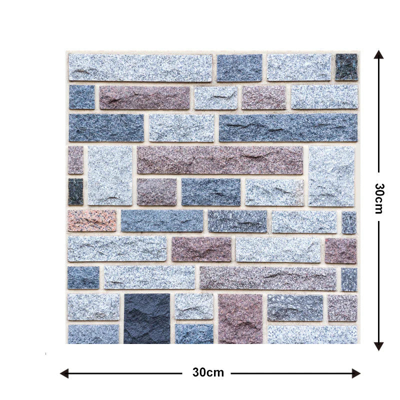 3D Wall Tiles for Peeling and Sticking
