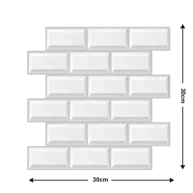3D Wall Tiles for Peeling and Sticking
